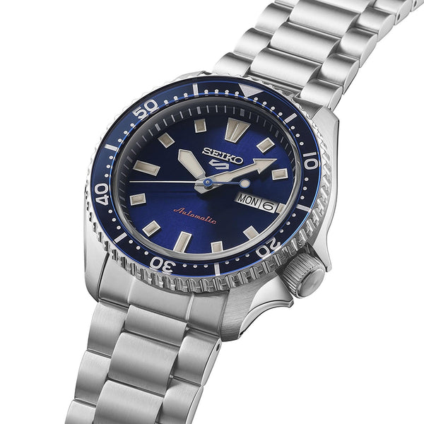 Seiko 5 Sports Men's Redux SKX Koniro Blue Dial Automatic Watch