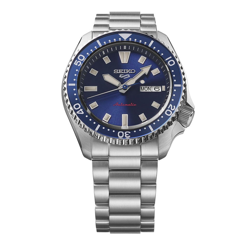 Seiko 5 Sports Men's Redux SKX Koniro Blue Dial Automatic Watch