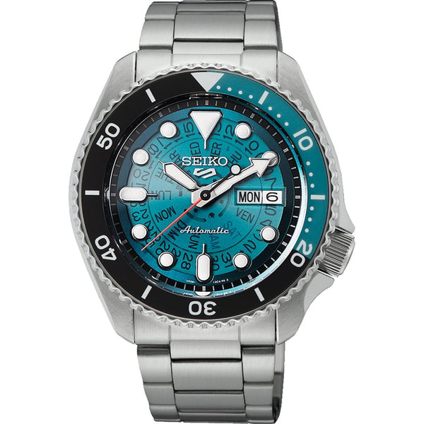Seiko 5 Sports Men's SKX Blue  ‘Skeleton Style’ Automatic Watch