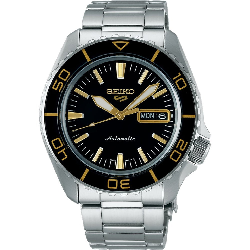 Seiko 5 Sports Men's SKX SNZH5 42.5mm Blacktone Redux Watch