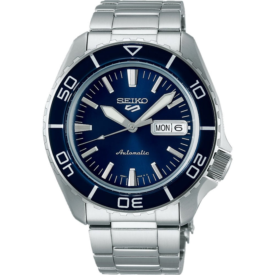 Seiko 5 Sports Men's SKX SNZH5 42.5mm Bluetone Redux Watch