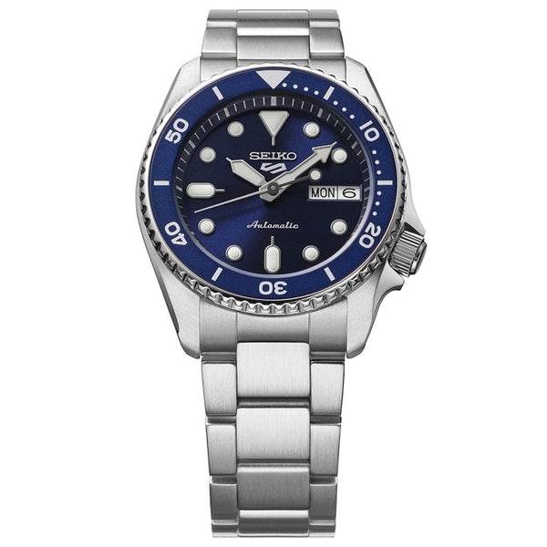 Seiko 5 Sports Men's SKX Street Denim Blue Automatic Watch