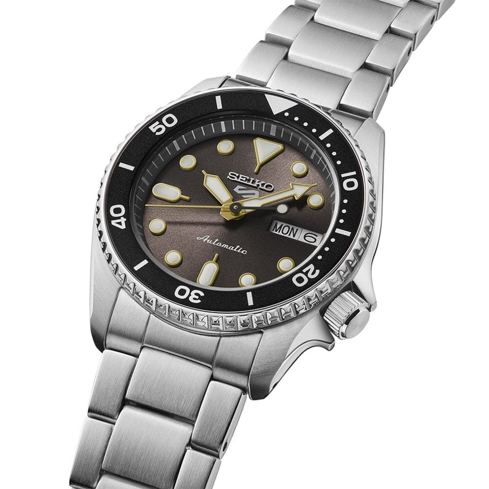 Seiko 5 Sports Men's SKX Street Stonewash Automatic Bracelet Watch