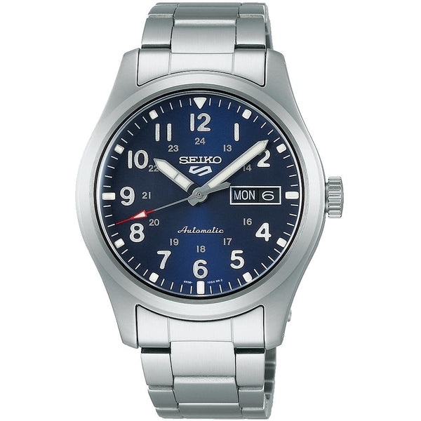 Seiko 5 Sports Military Field Men's Automatic Watch | Blue Dial