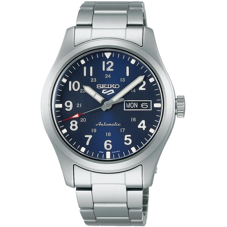 Seiko 5 Sports Military Field Men's Automatic Watch | Blue Dial
