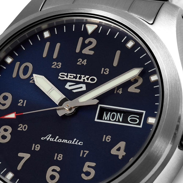 Seiko 5 Sports Military Field Men's Automatic Watch | Blue Dial