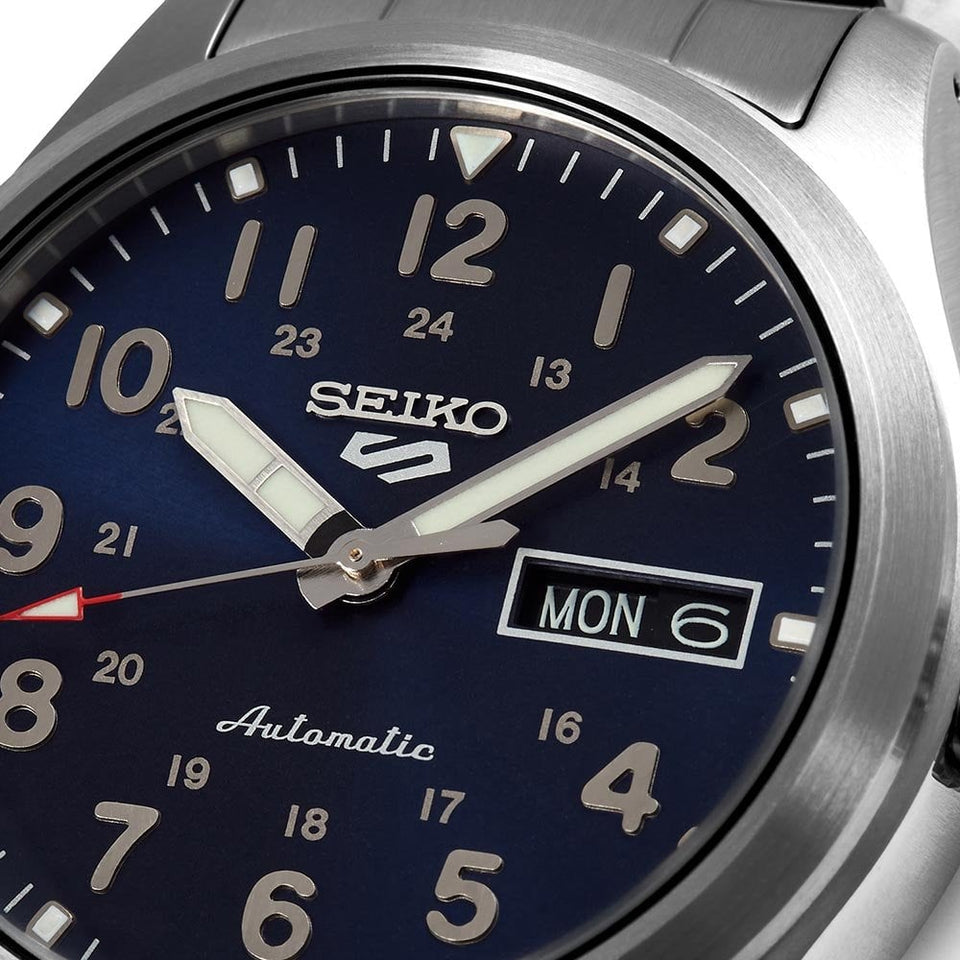 Seiko 5 Sports Military Field Men's Automatic Watch | Blue Dial