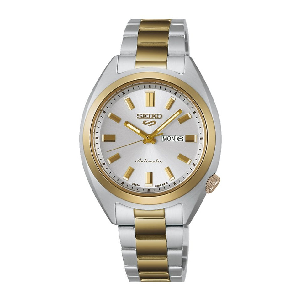 Seiko 5 Sports SNXS 'Hebitama' Two Tone Bracelet Watch