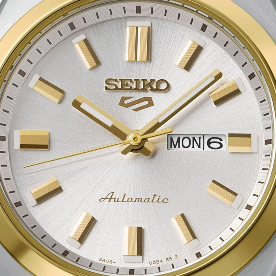 Seiko 5 Sports SNXS 'Hebitama' Two Tone Bracelet Watch
