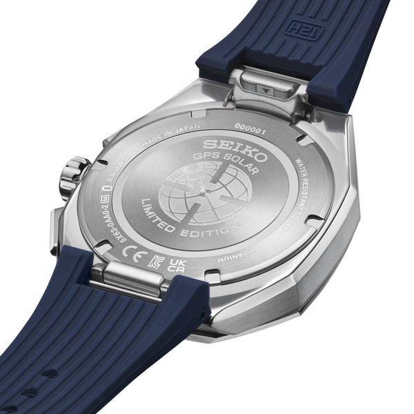 Seiko Astron Men's 145th Anniversary Solar GPS Limited Edition White & Silver Watch