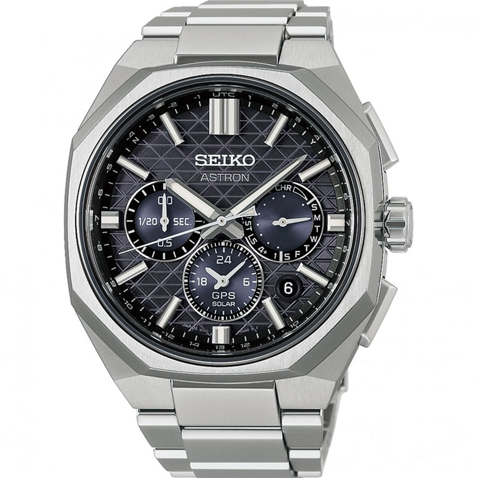 Seiko Astron Men's Astral Onyx 'Tesselate' 5X63 Bracelet Watch