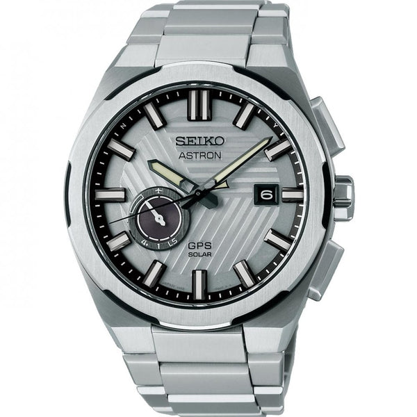 Seiko Astron Men's GPS Solar Silvertone 'Earth' Limited Edition Watch (XXXX/1500)