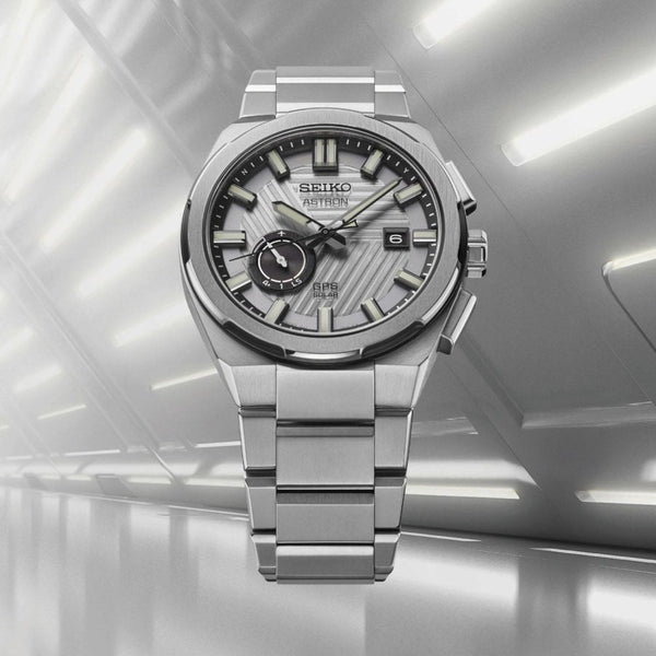 Seiko Astron Men's GPS Solar Silvertone 'Earth' Limited Edition Watch (XXXX/1500)
