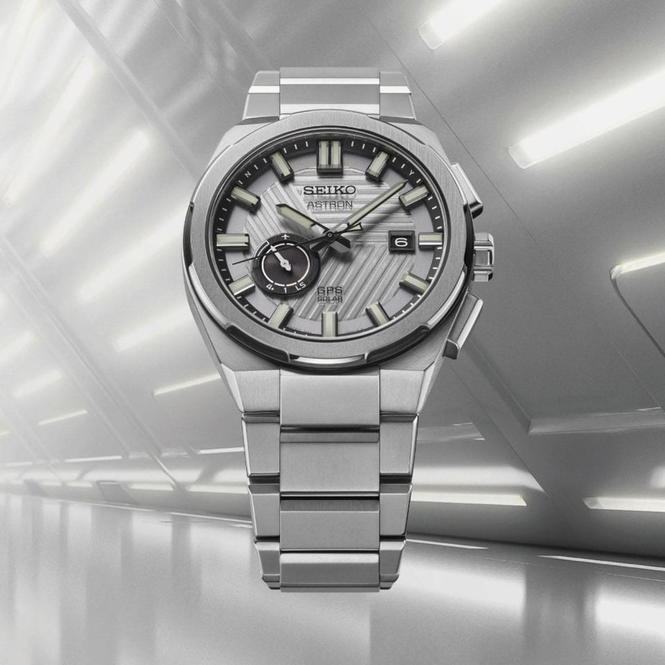 Seiko Astron Men's GPS Solar Silvertone 'Earth' Limited Edition Watch (XXXX/1500)