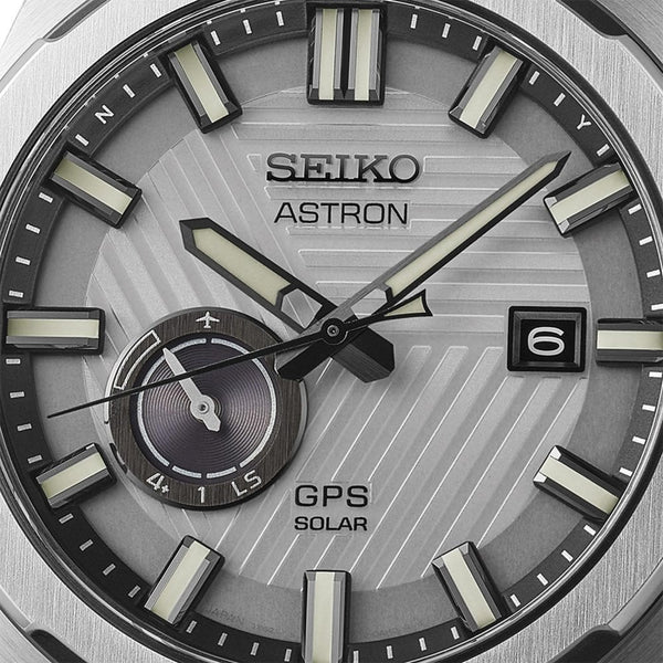 Seiko Astron Men's GPS Solar Silvertone 'Earth' Limited Edition Watch (XXXX/1500)