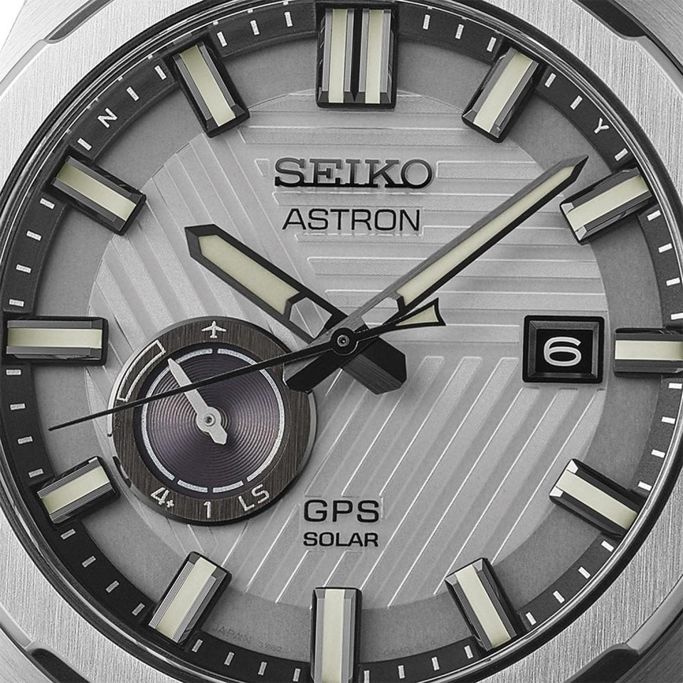 Seiko Astron Men's GPS Solar Silvertone 'Earth' Limited Edition Watch (XXXX/1500)