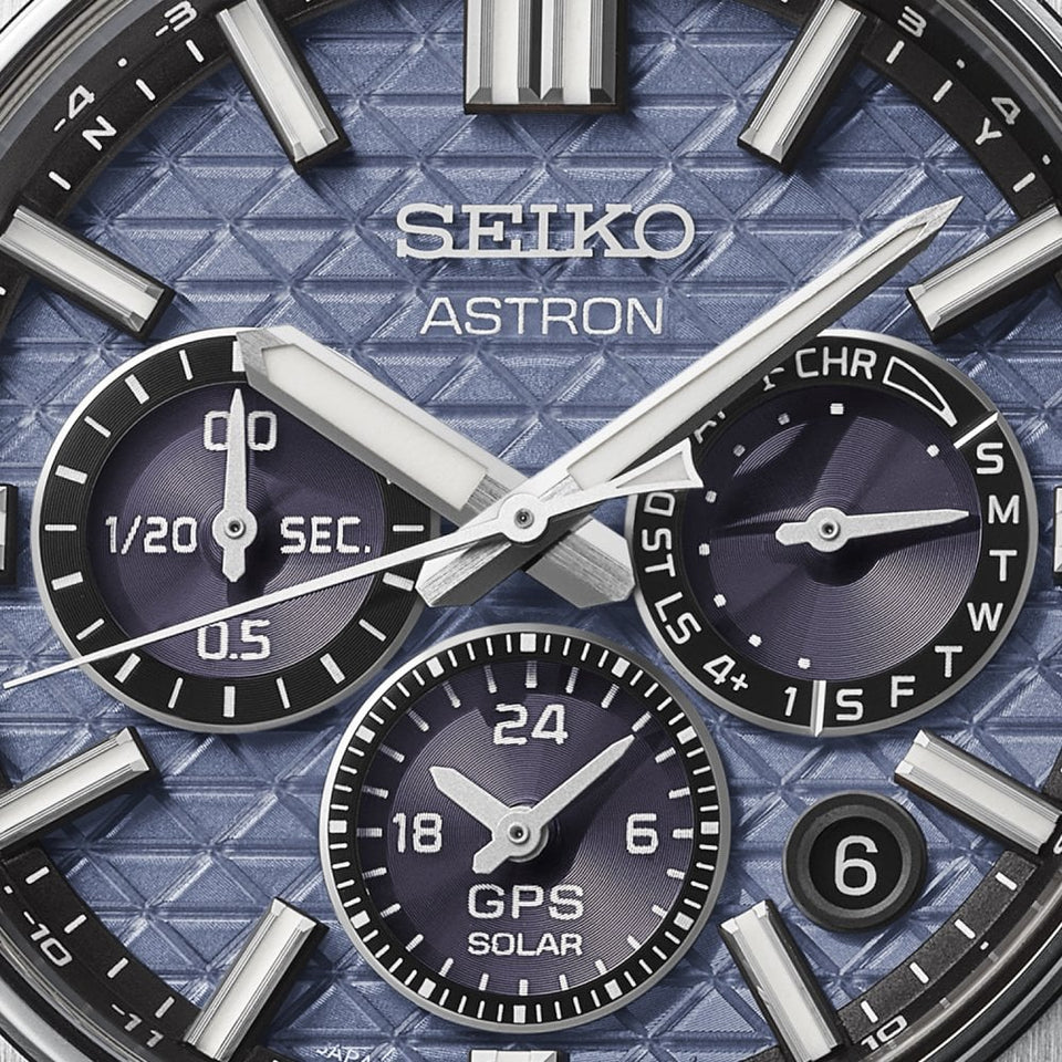 Seiko Astron Men's Nebula Grey 'Tesselate' 5X63 Bracelet Watch