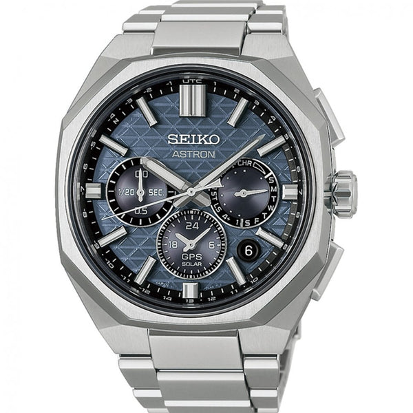 Seiko Astron Men's Nebula Grey 'Tesselate' 5X63 Bracelet Watch