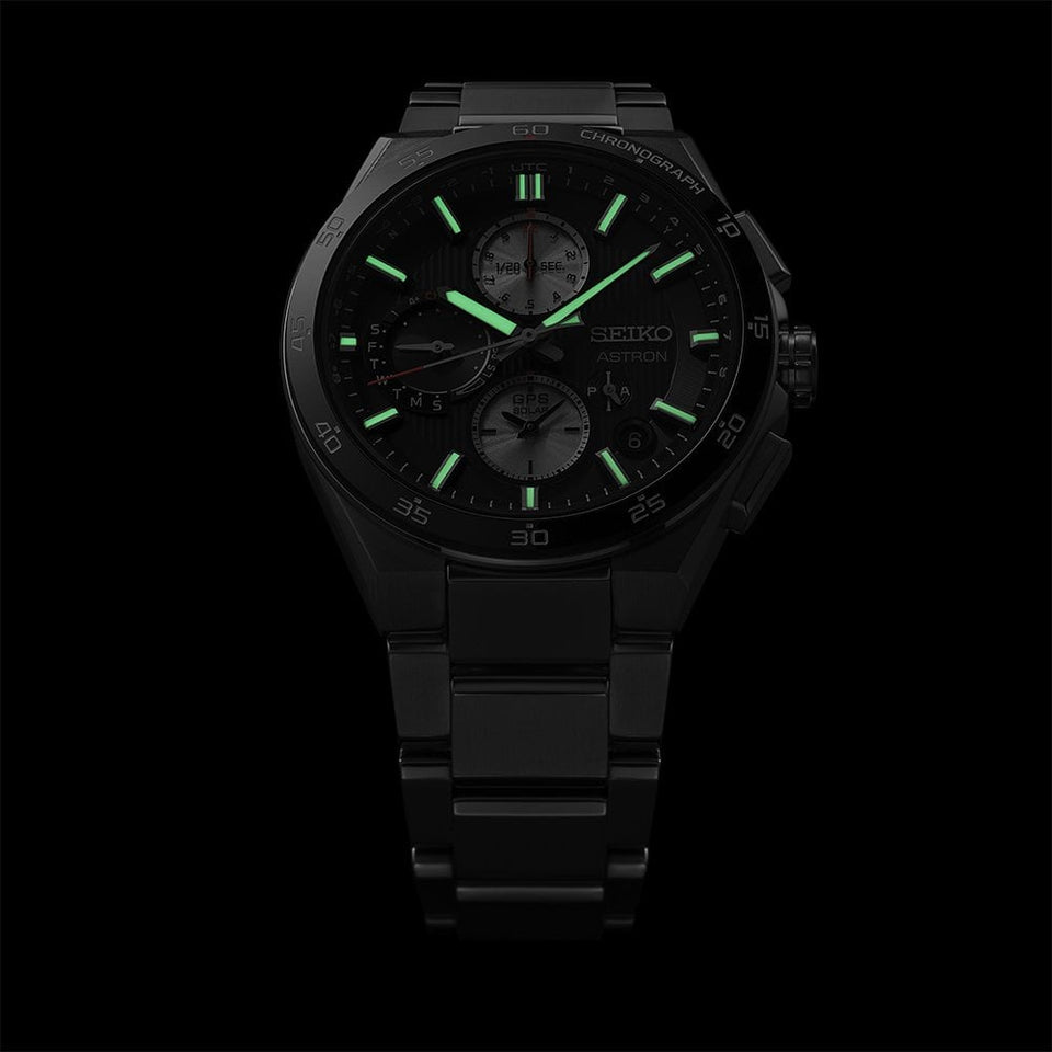 Seiko Astron ‘Night Black’ GPS Solar Chronograph Watch