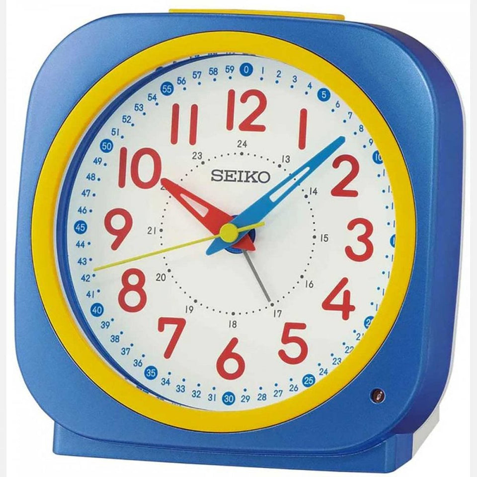 Seiko Blue Bedside Alarm Clock