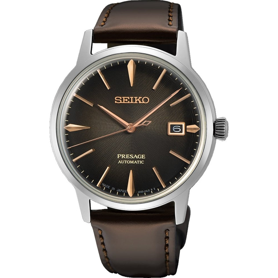 Seiko Presage Cocktail Time 'The Irish Coffee' 39.5mm Men's Automatic Watch