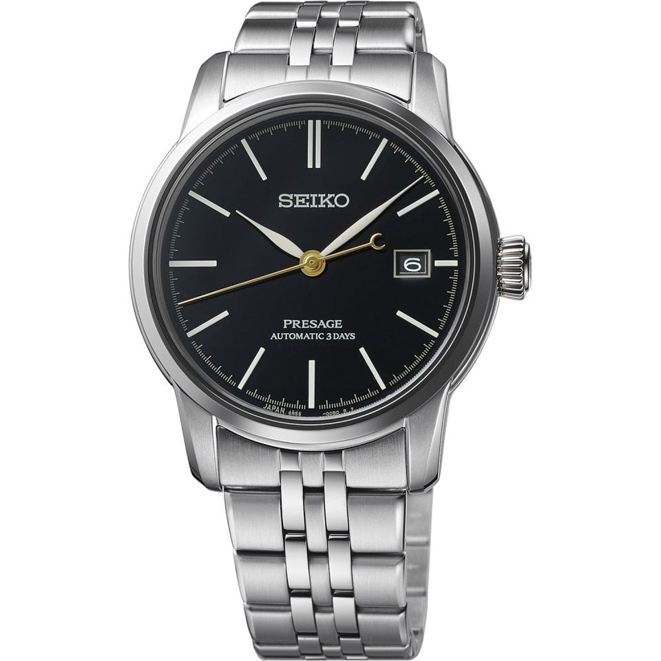 Seiko Presage Craftsmanship Series  'Deep Black' Urushi Lacquer 40.2mm Watch