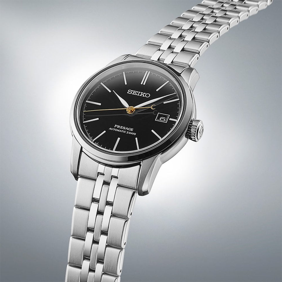 Seiko Presage Craftsmanship Series  'Deep Black' Urushi Lacquer 40.2mm Watch