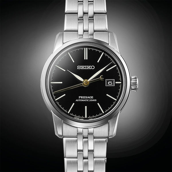 Seiko Presage Craftsmanship Series  'Deep Black' Urushi Lacquer 40.2mm Watch