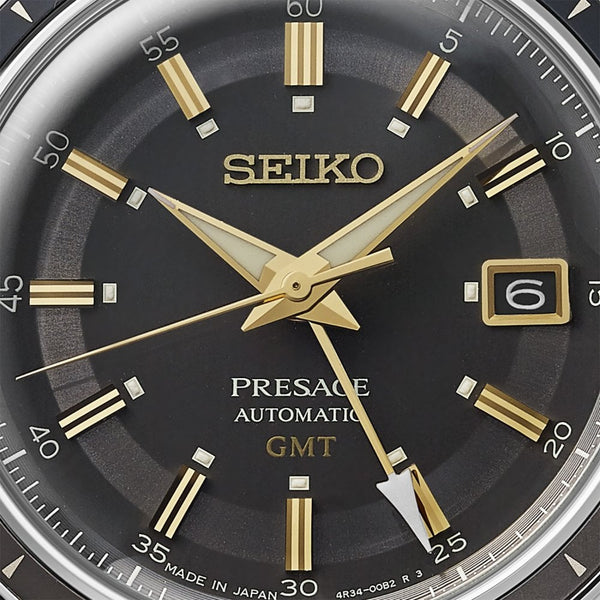 Seiko Presage ‘Fume‘ Style 60s Road Trip GMT Watch