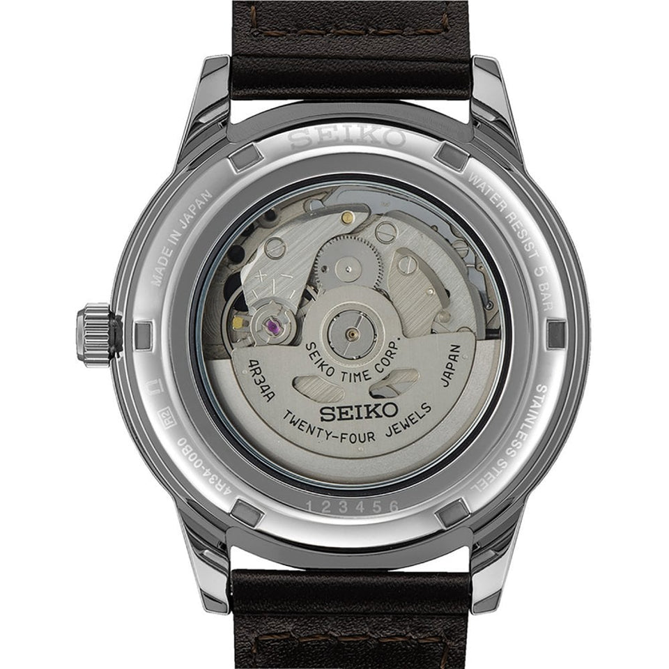 Seiko Presage ‘Fume‘ Style 60s Road Trip GMT Watch