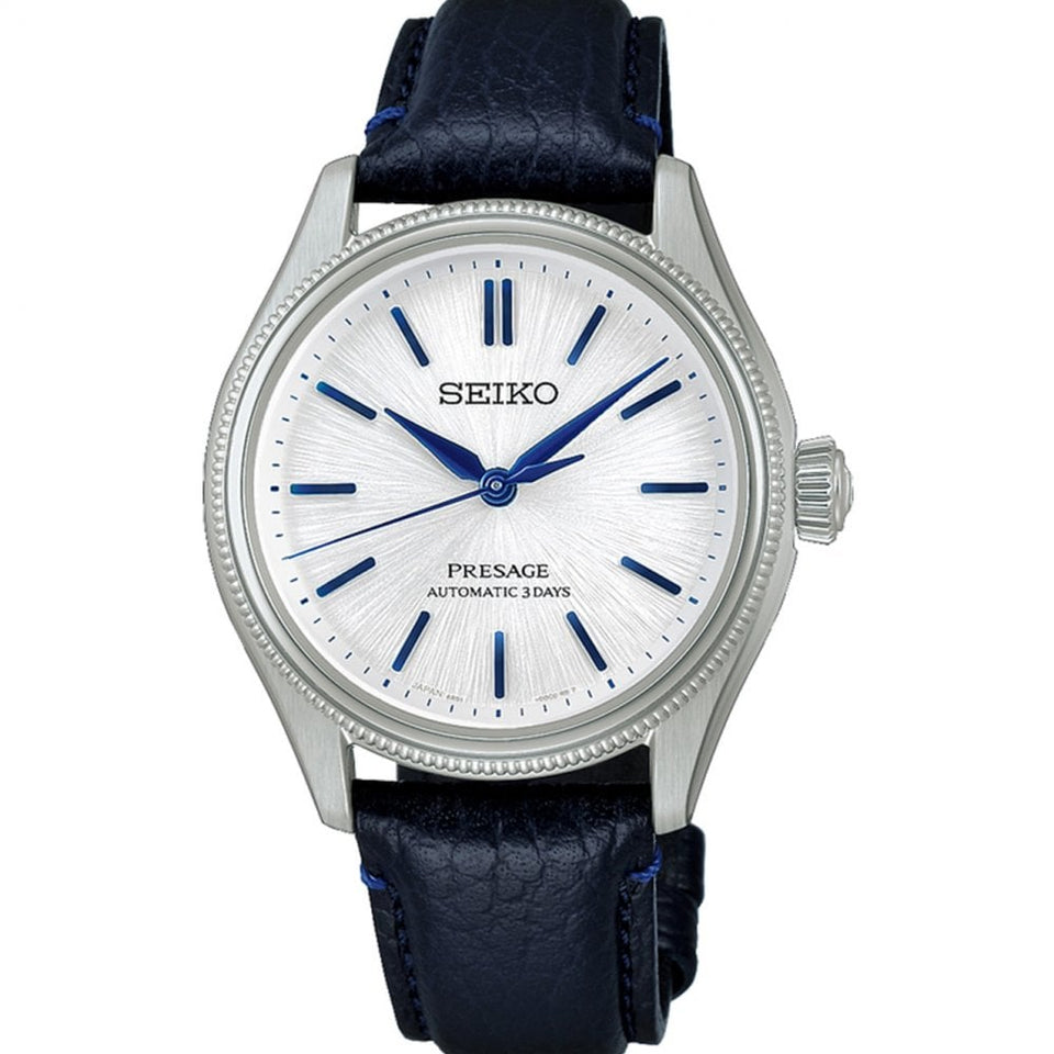 Seiko Presage Limited Edition 145th Anniversary Classic Shiro-Neri Leather Strap Watch