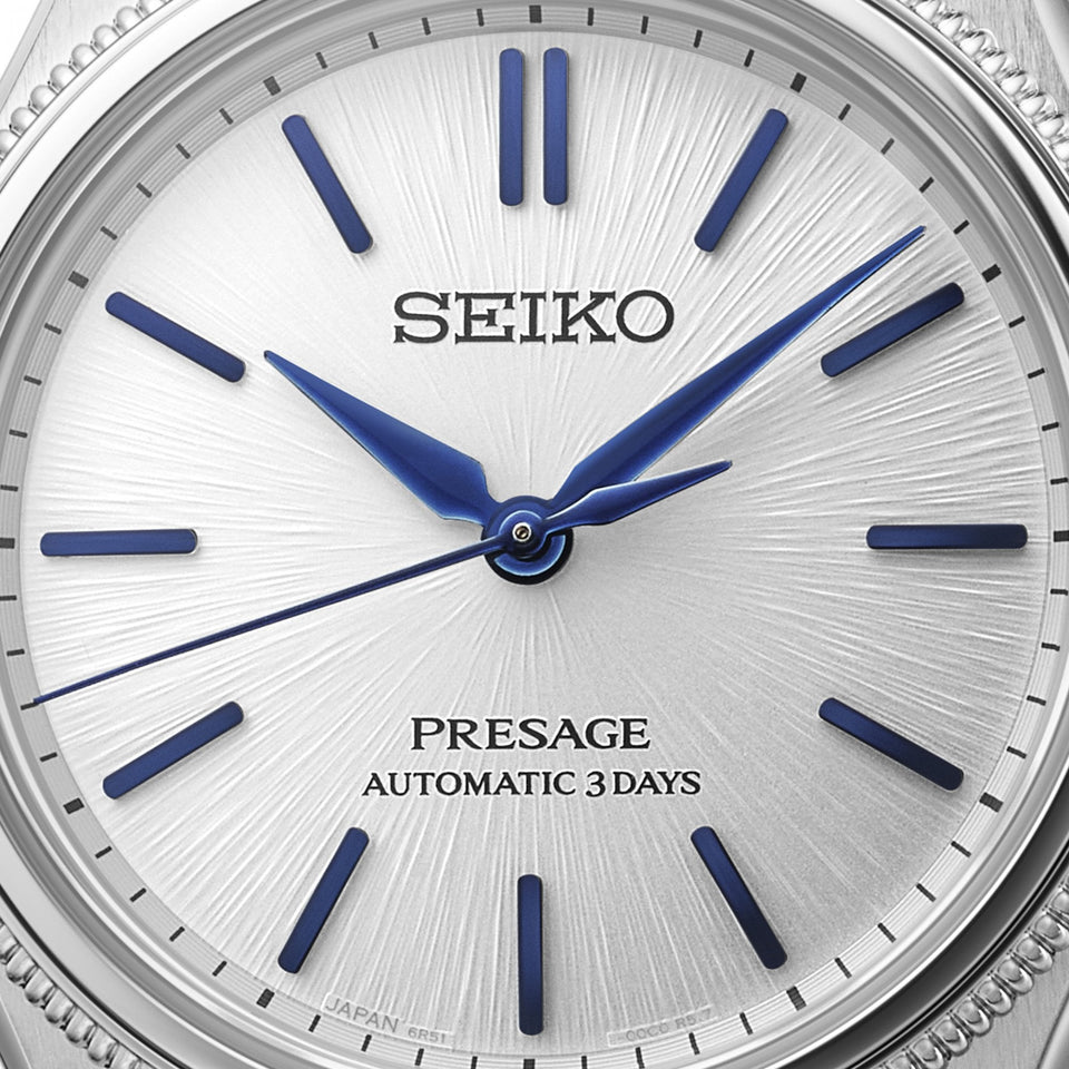Seiko Presage Limited Edition 145th Anniversary Classic Shiro-Neri Leather Strap Watch