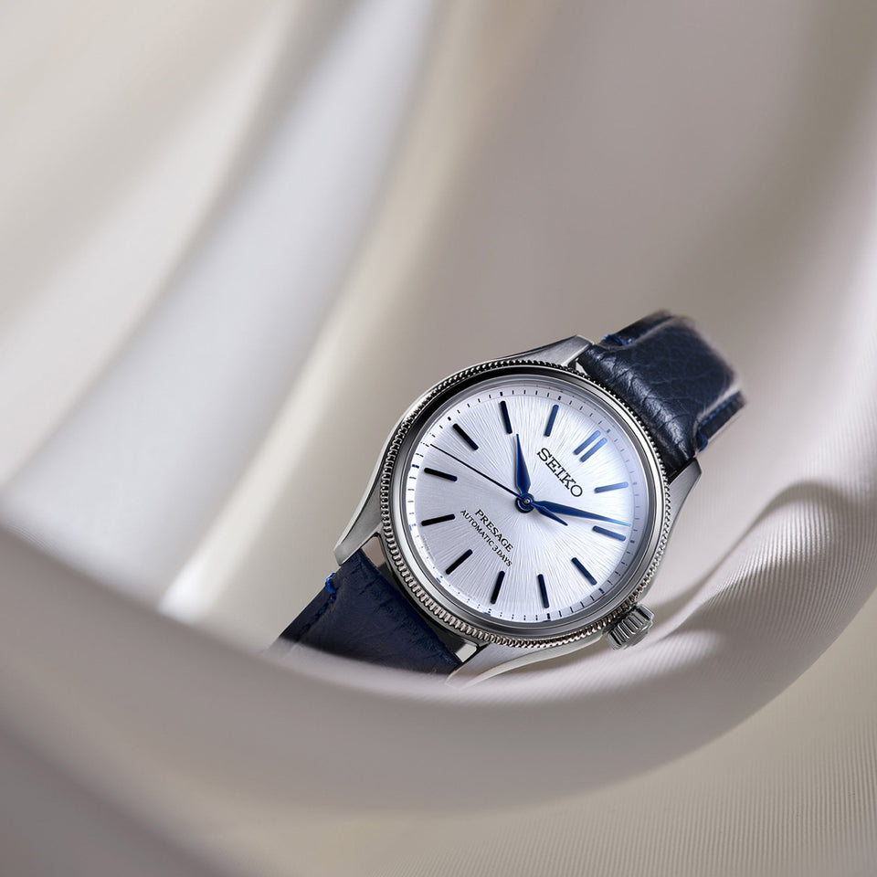 Seiko Presage Limited Edition 145th Anniversary Classic Shiro-Neri Leather Strap Watch
