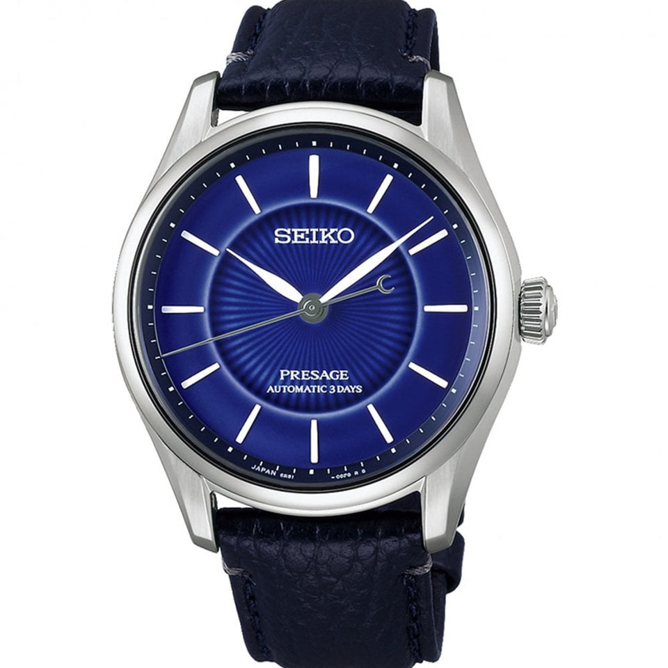 Seiko Presage Limited Edition 145th Anniversary 'Craftsmanship' Ruri Blue Leather Watch