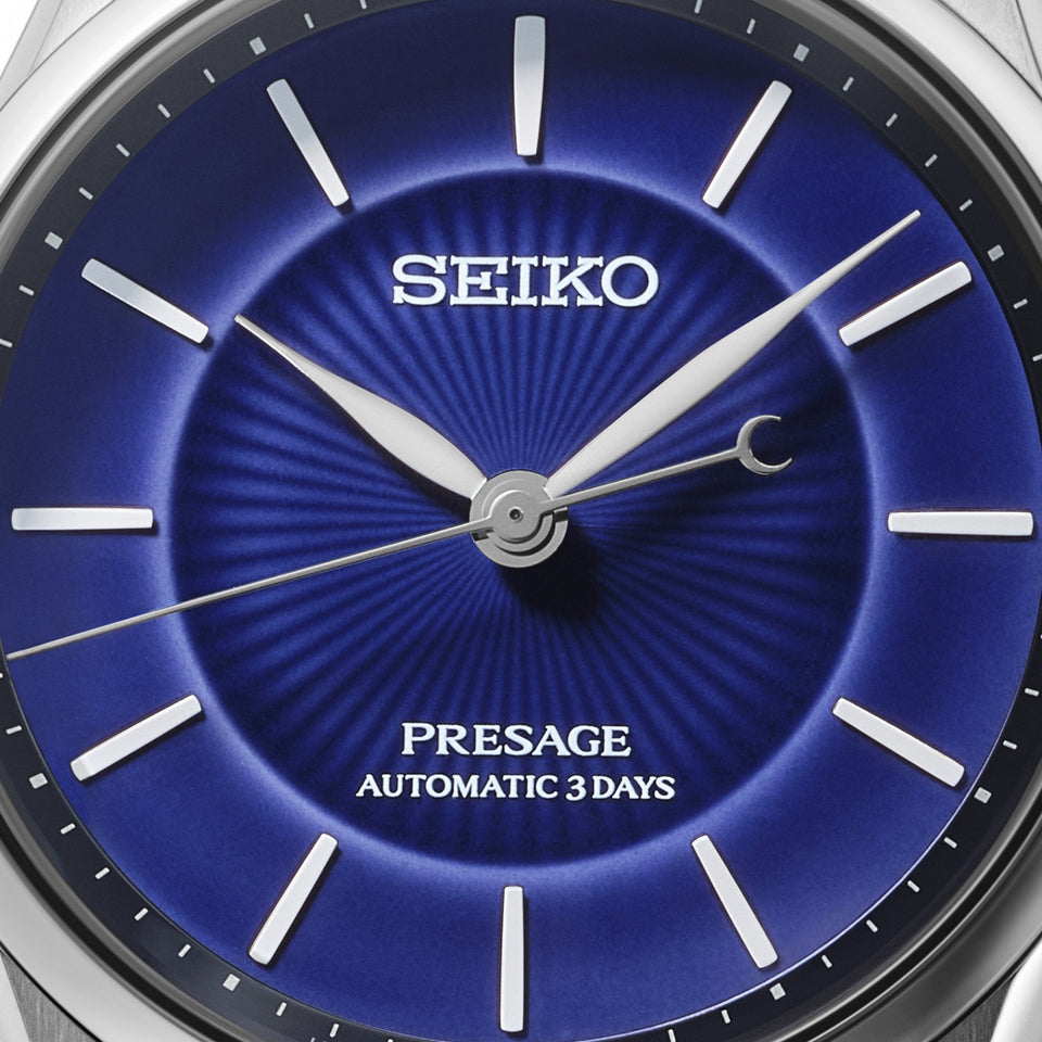Seiko Presage Limited Edition 145th Anniversary 'Craftsmanship' Ruri Blue Leather Watch
