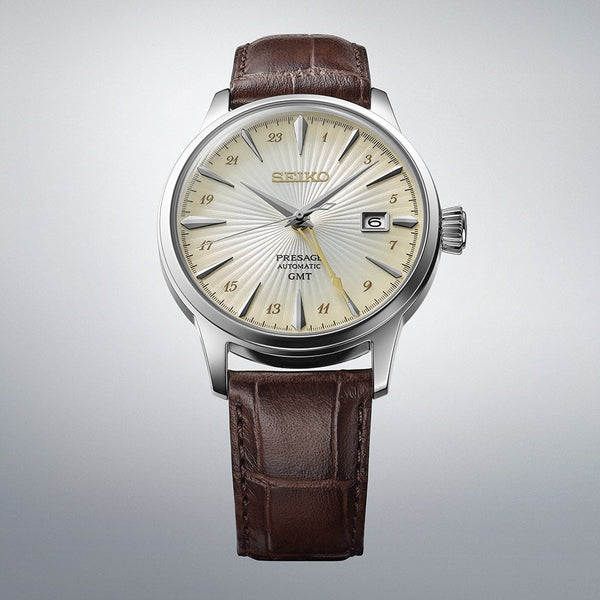 Seiko Presage Men's 'Acacia' Cocktail Time Automatic GMT Watch
