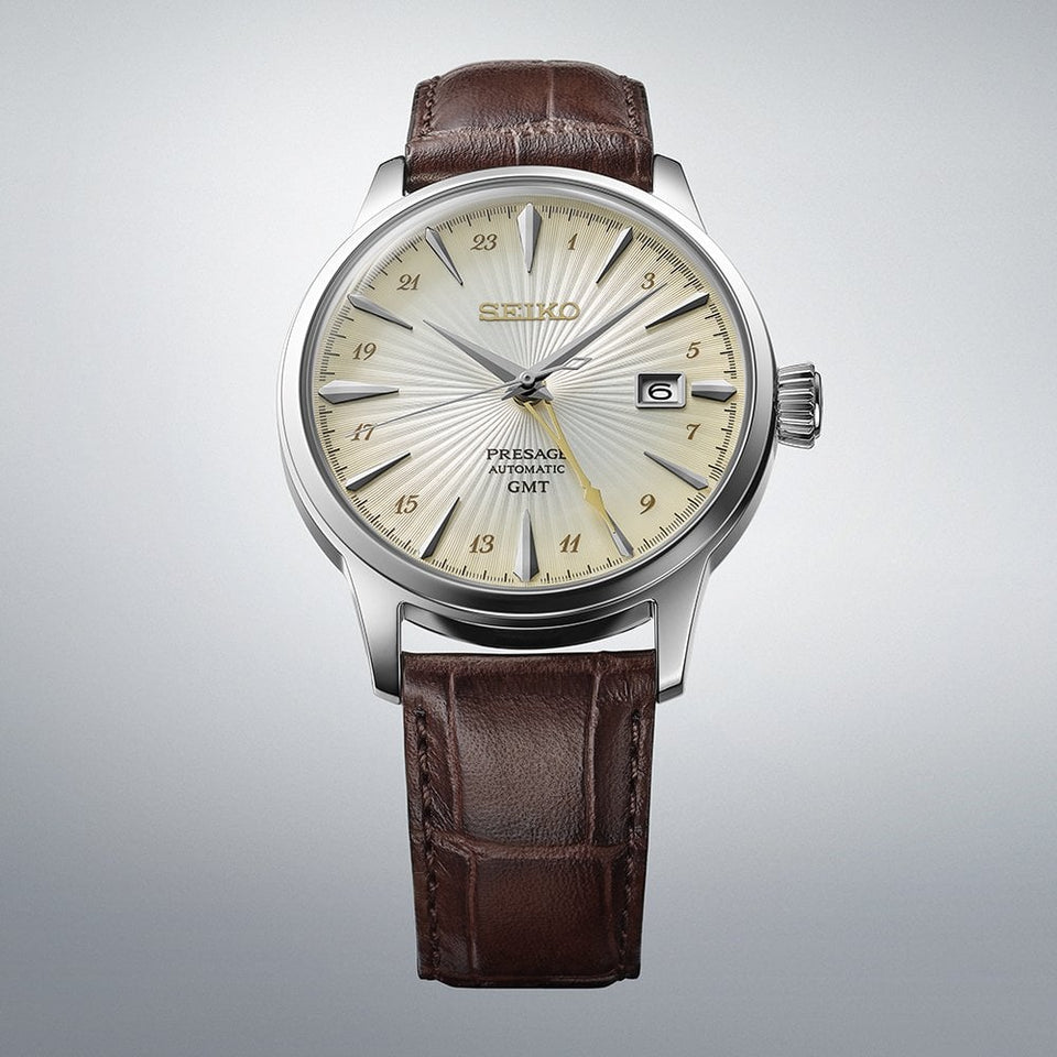 Seiko Presage Men's 'Acacia' Cocktail Time Automatic GMT Watch
