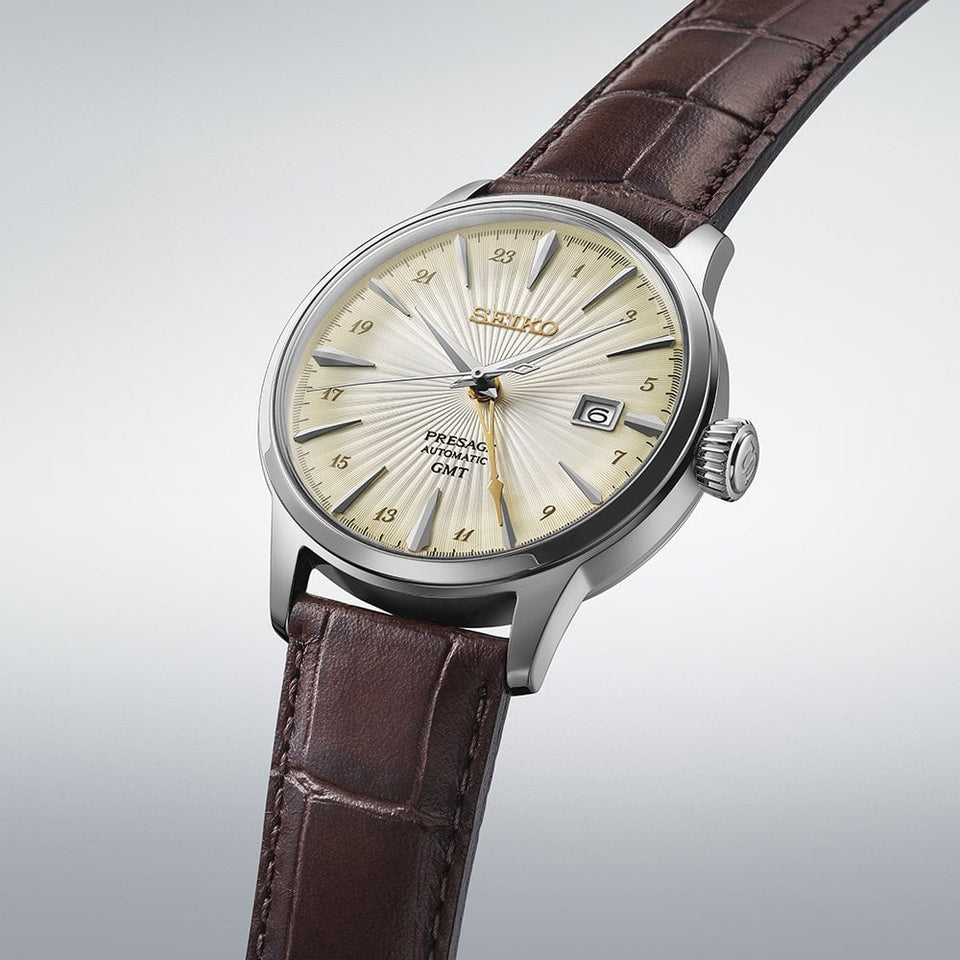 Seiko Presage Men's 'Acacia' Cocktail Time Automatic GMT Watch
