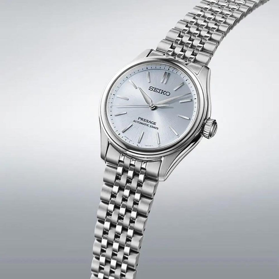 Seiko Presage Men's Classic 'Aijiro' Light Indigo Dial Automatic Watch