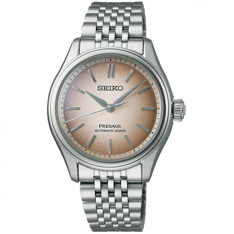Seiko Presage Men's Classic 'Fushi-iro' Brown Dial Automatic Watch