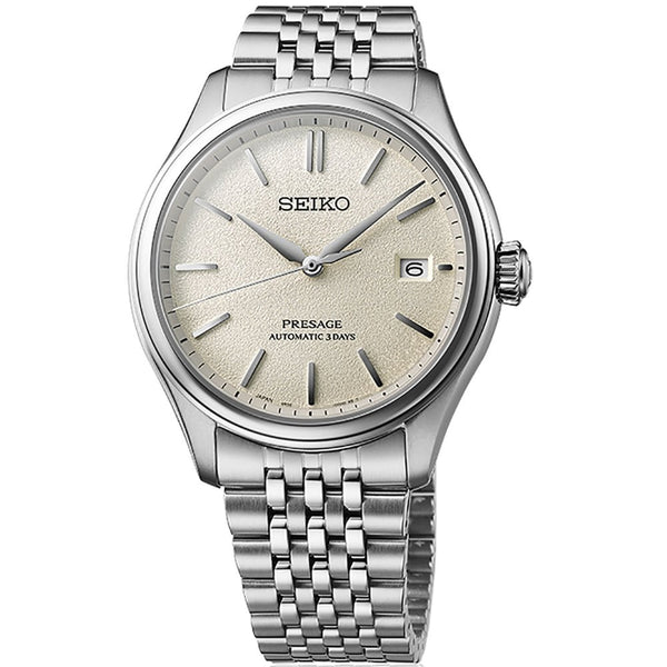 Seiko Presage Men's Classic Series 40mm ‘Shiro-iro’ Watch