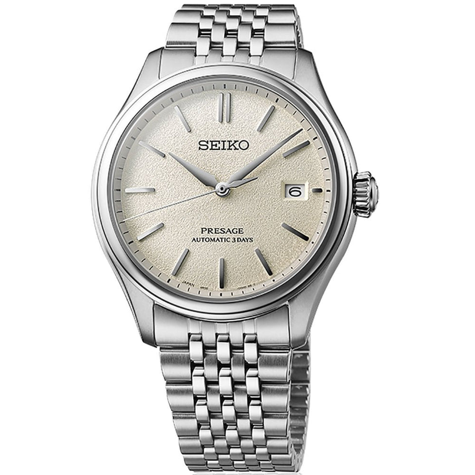 Seiko Presage Men's Classic Series 40mm ‘Shiro-iro’ Watch
