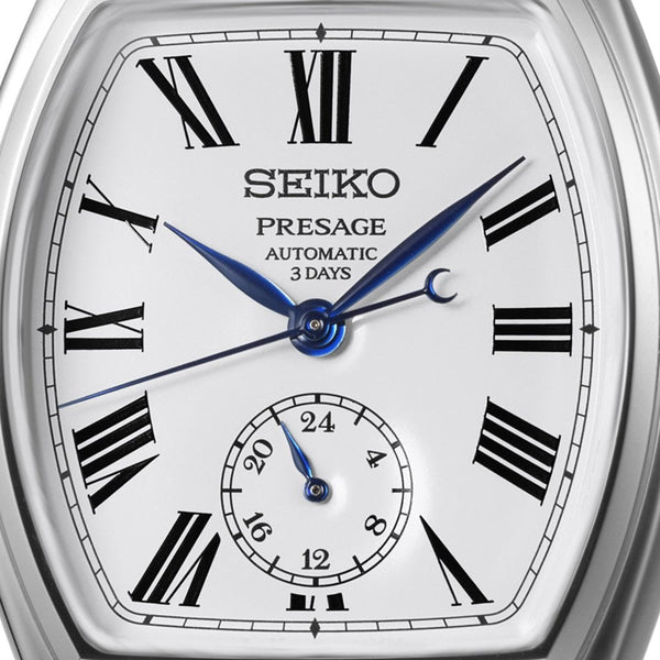 Seiko Presage Men's Classic Series Enamel 'Tonneau' Bracelet Watch