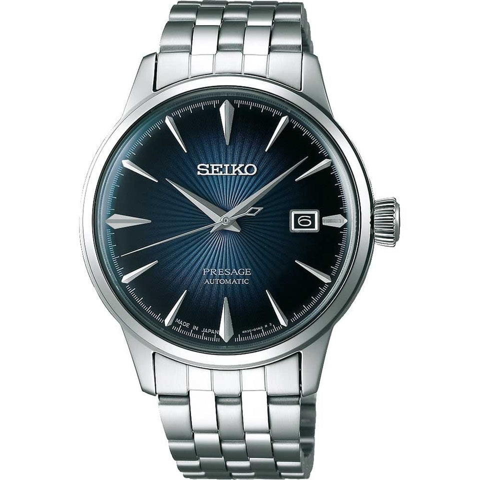Seiko Presage Men's Cocktail Time 'Blue Moon' Automatic Watch