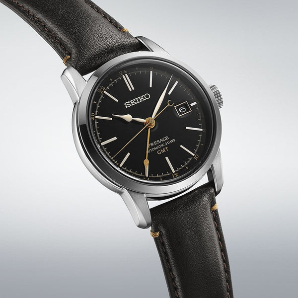 Seiko Presage Men's Craftsmanship Series Urushi Automatic GMT Watch