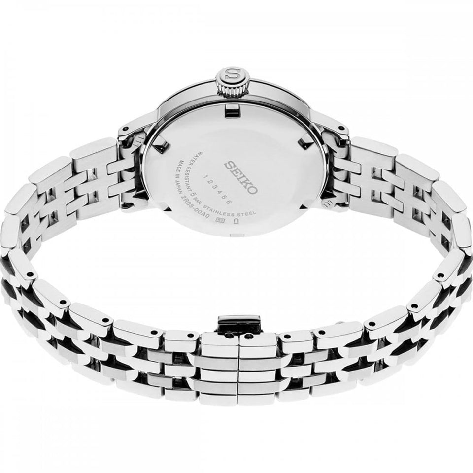 Seiko Presage Men's 'Frozen Skydiving Stone Set Cocktail Time Watch