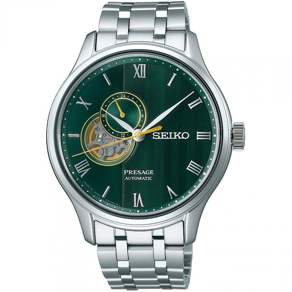 Seiko Presage Men's 'Japanese Zen Gardens' in Fern Green Watch