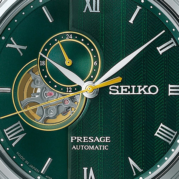 Seiko Presage Men's 'Japanese Zen Gardens' in Fern Green Watch
