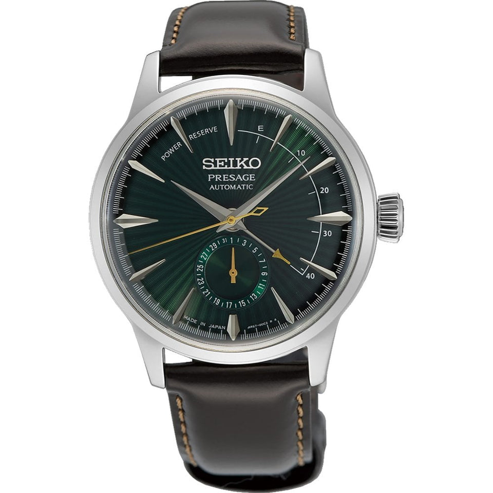 Seiko Presage Men's ‘Midnight Mockingbird’ Cocktail Time Watch