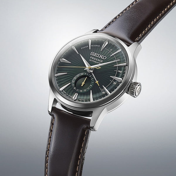 Seiko Presage Men's ‘Midnight Mockingbird’ Cocktail Time Watch